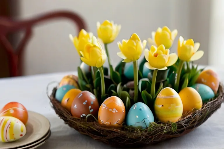 Easter Egg Centerpiece Ideas For Your Spring Table Tressvibe