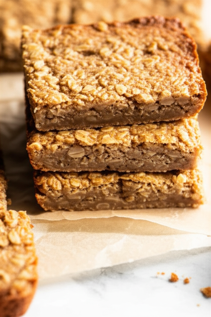 Banana Oatmeal Bars Breakfast Snack