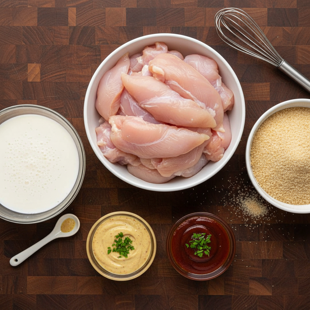 Ingredients for Bang Bang Chicken