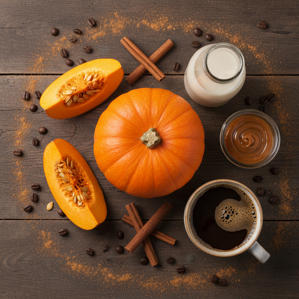 Pumpkin spice drinks ingredients