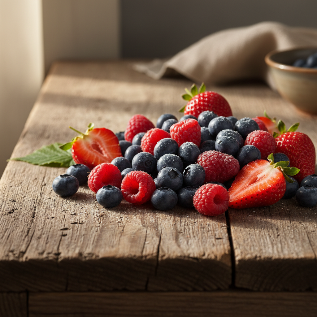 Plated liver-friendly meal incorporating key ingredients