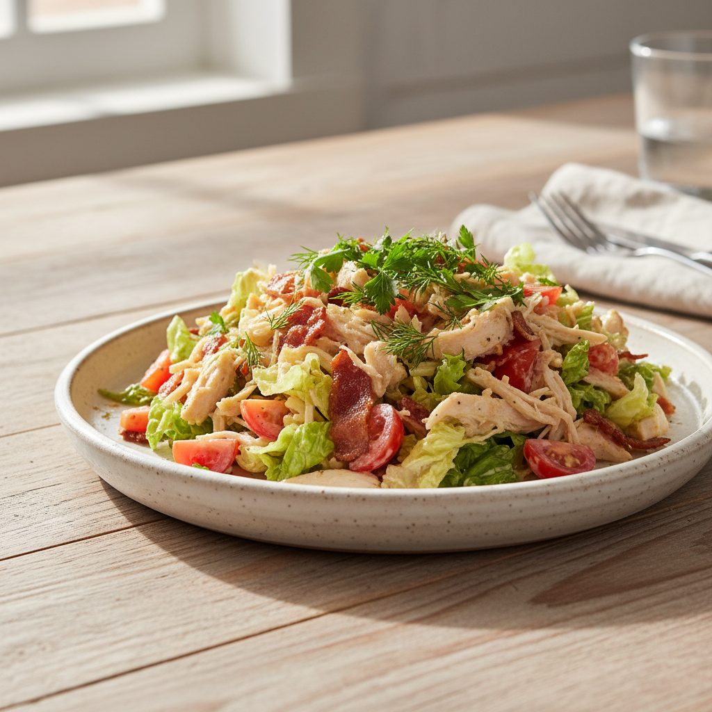 Prepared BLT Chicken Salad ready to serve