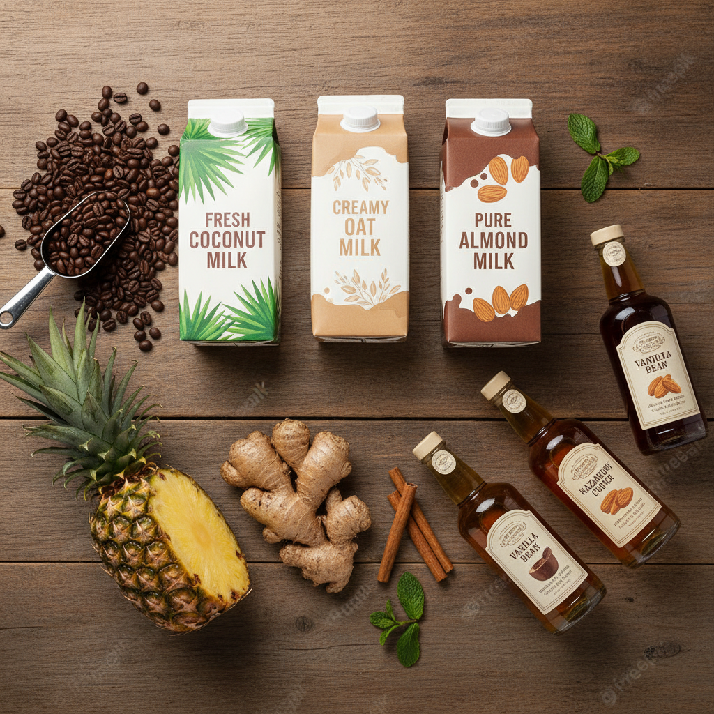 Main Ingredients in Dairy-Free Starbucks Drinks