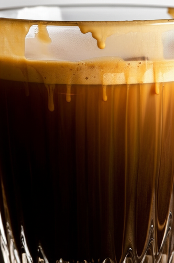 Brown sugar coffee syrup in jar