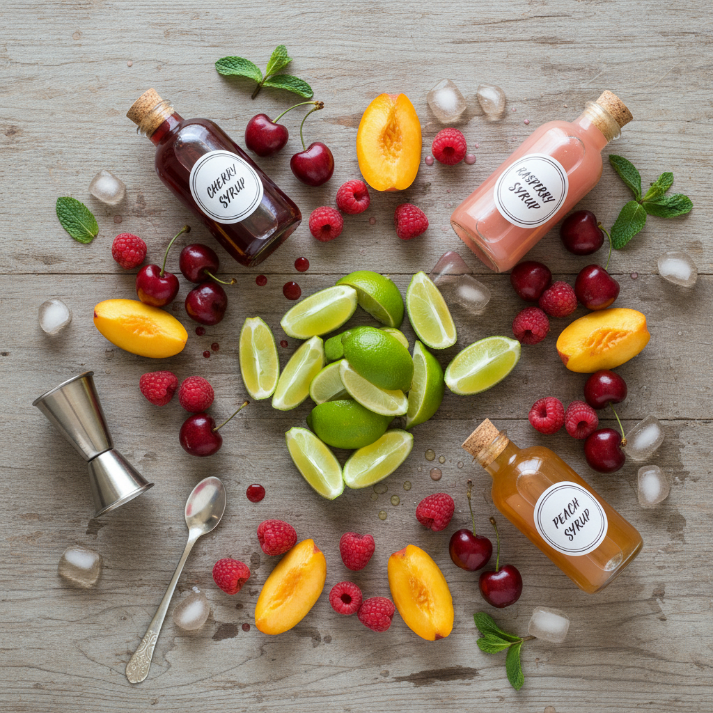 Fruity and tropical Sonic water mixes