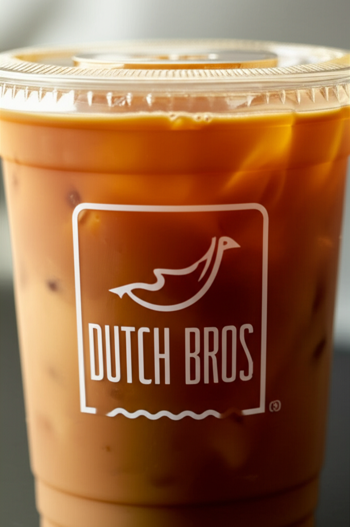 Vegan drink assortment at Dutch Bros