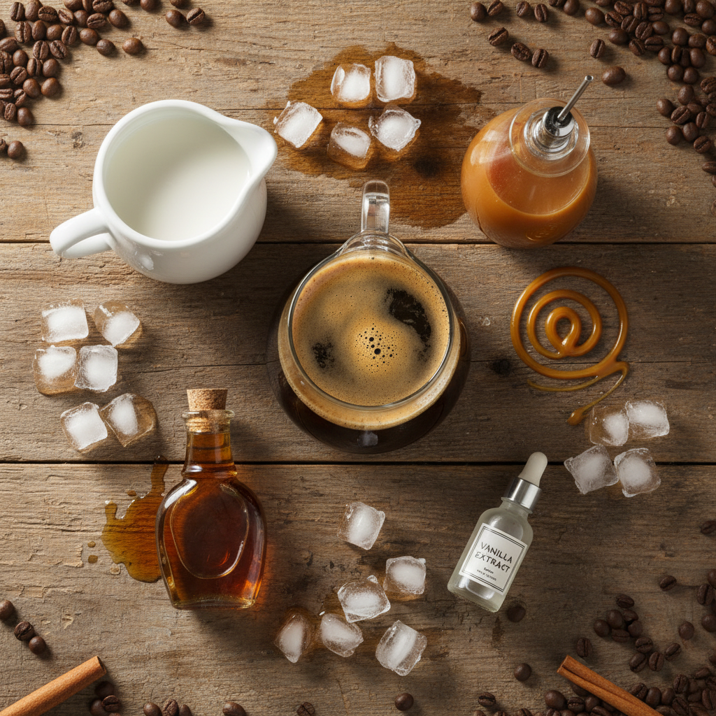 ingredients for iced coffee