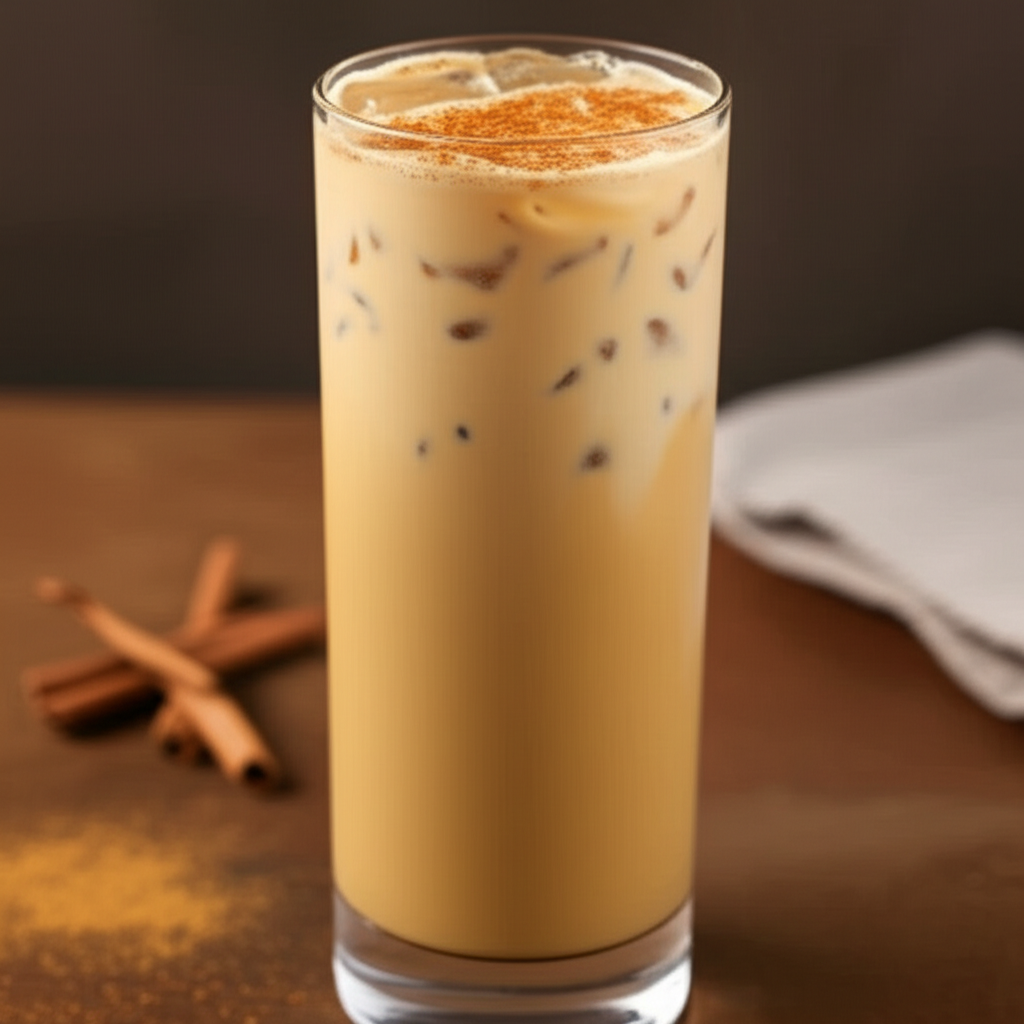 Chai Tea Cold Brew in a glass with spices