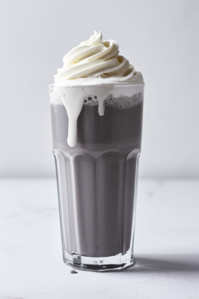 Brave Creamy Cold Mysteriously delicious charcoal vanilla frappe