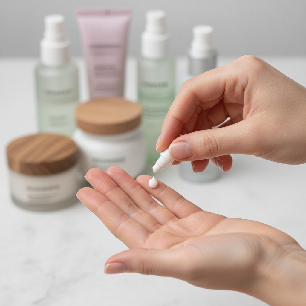 Skin care application with retinoids