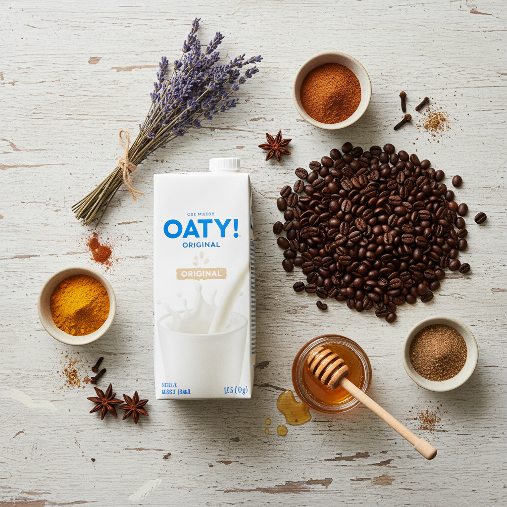 Oatmilk drinks menu overview