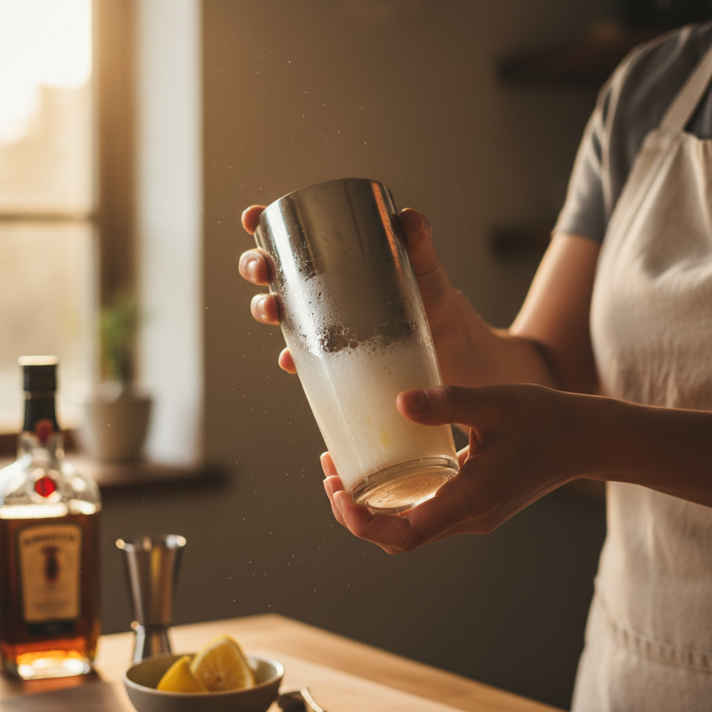 Golden Amaretto Sour Drink