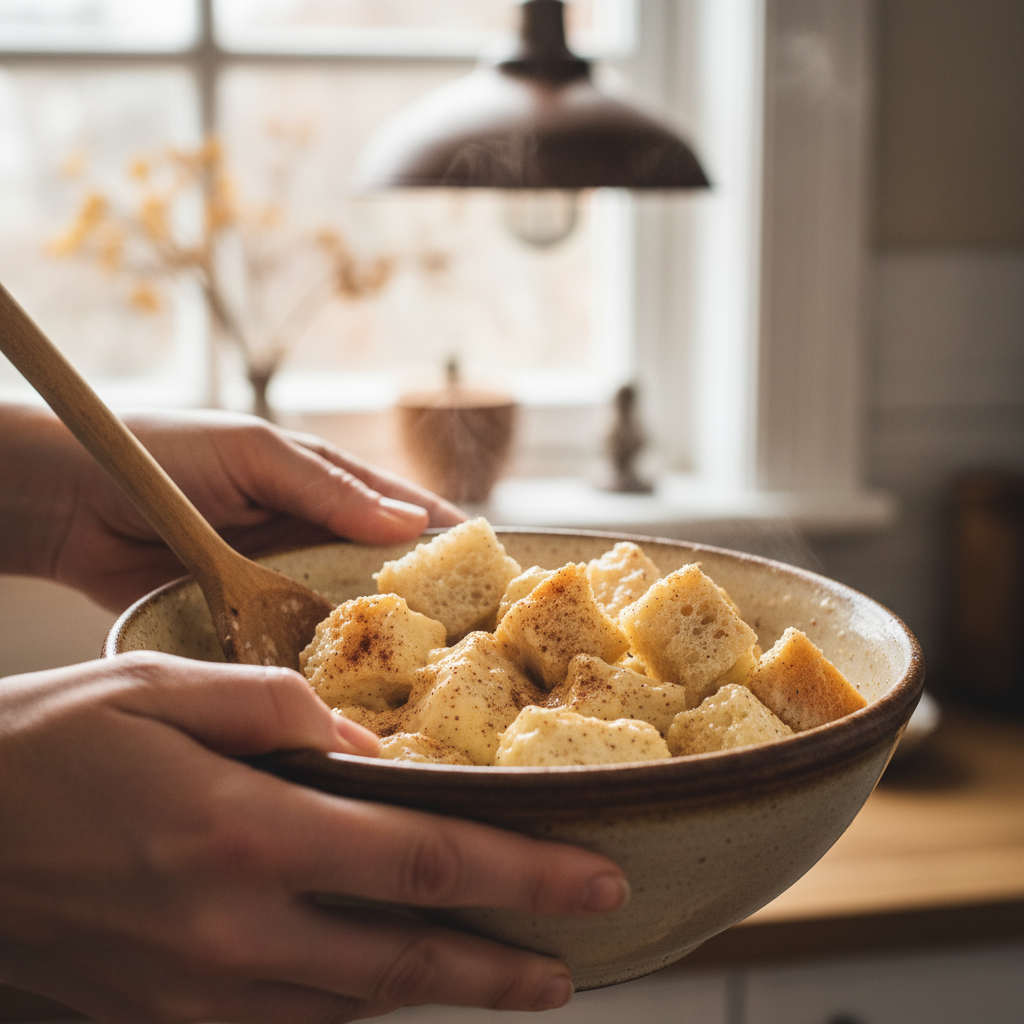 Eggnog cheesecake with nutmeg whipped cream