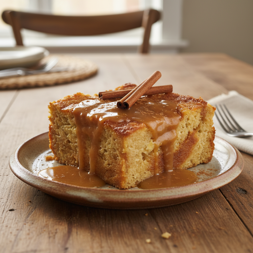 Eggnog Crème Brûlée with caramelized sugar