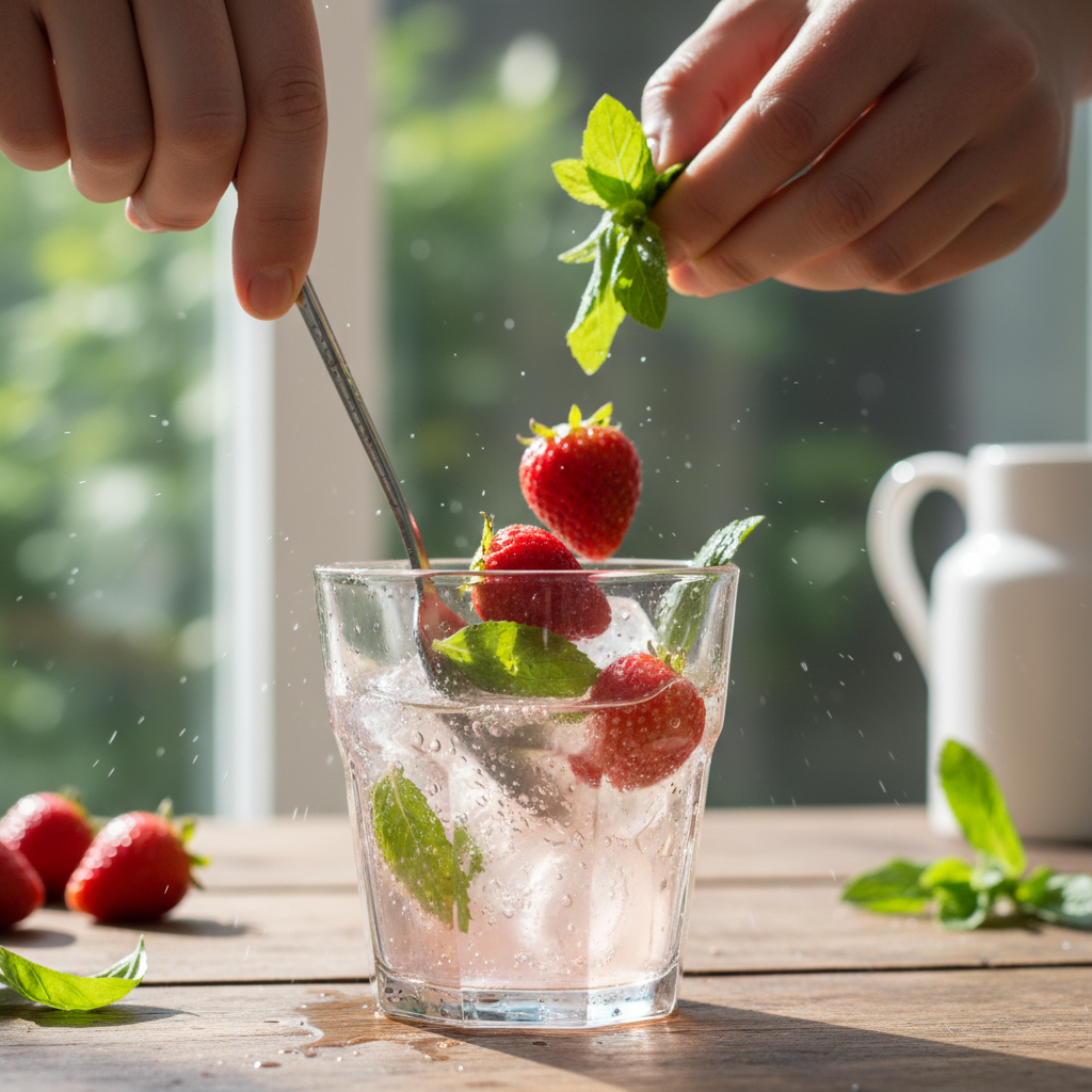Easter cocktails served for party