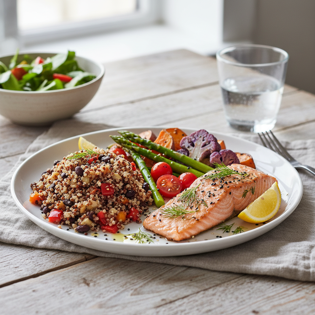 Person relaxing outdoors enjoying nature