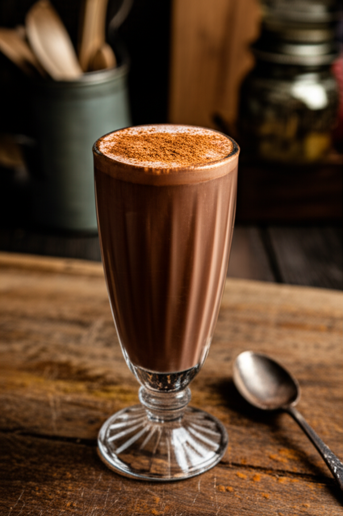 Assortment of chocolate drinks