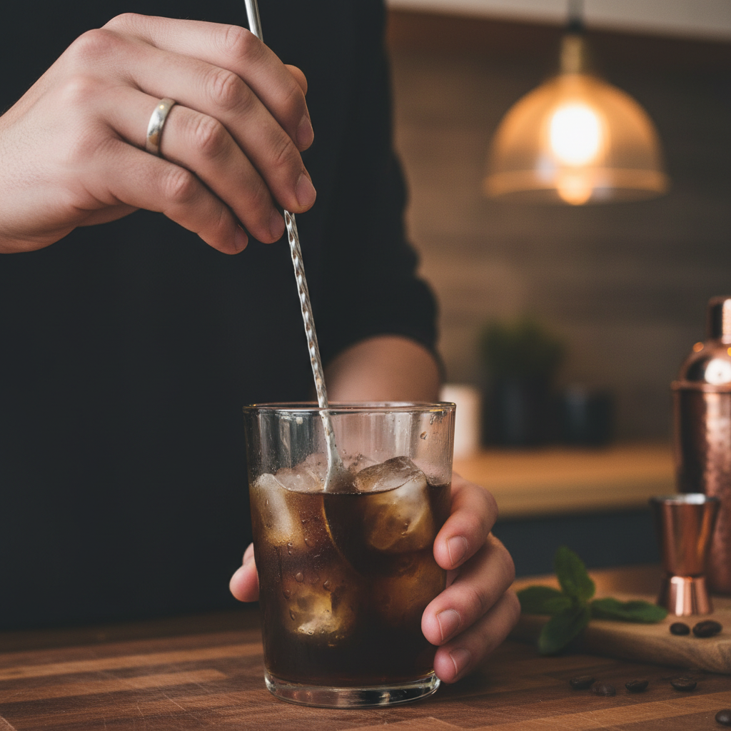 Preparation process of Cold Brew Martini