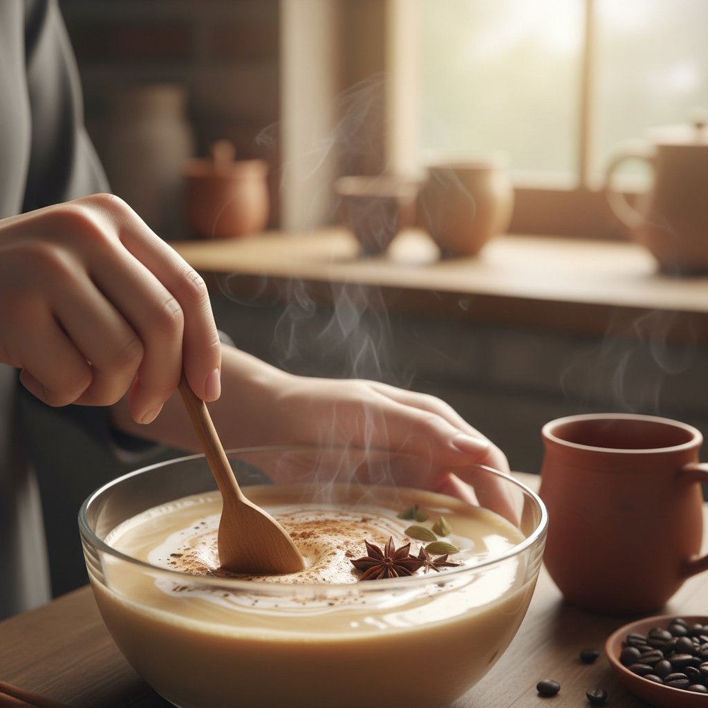 Dutch Bros coffee with foggy background