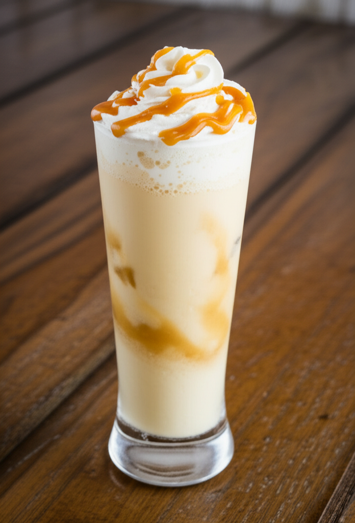 Assortment of banana drinks at 7 Brew