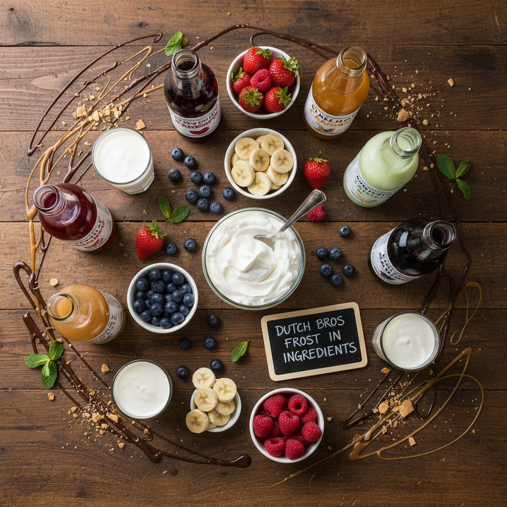 Assortment of Dutch Bros Frost Drinks