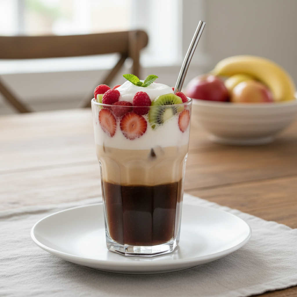 Near the conclusion, after the last drink description