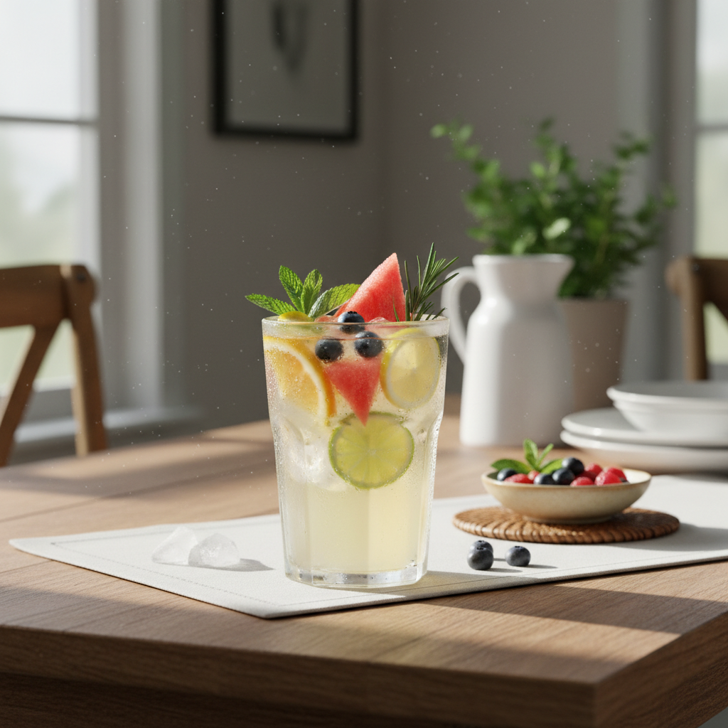 Final selection of 7 Brew lemonade drinks displayed