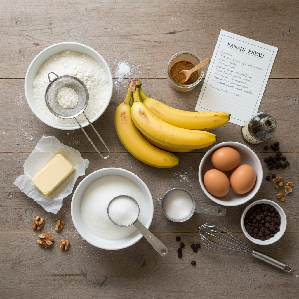 Various Banana Bread Recipes