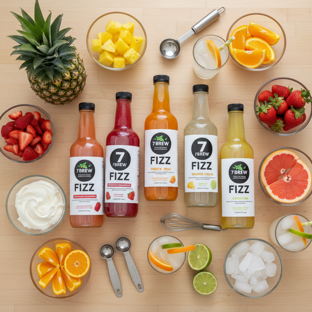 Selection of best 7 Brew Fizz drinks introduction