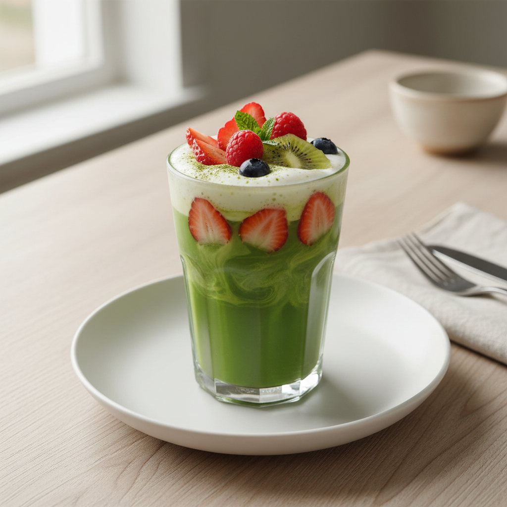 Finishing selection of 7 Brew specialty tea drinks