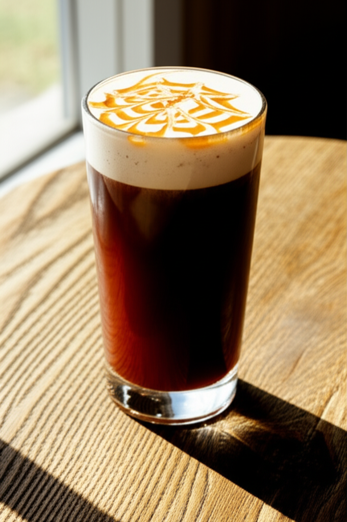 Dunkin Donuts drinks top view