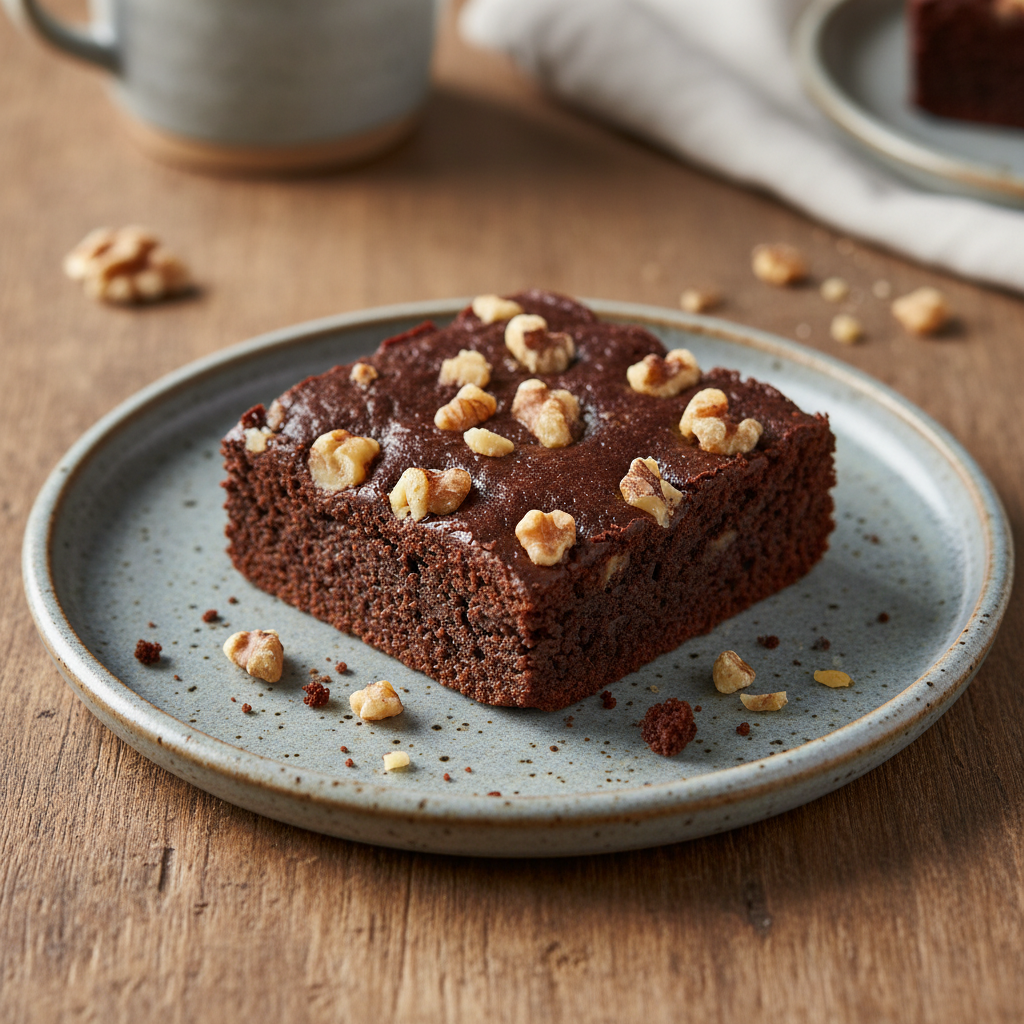 Storing banana brownies in airtight containers