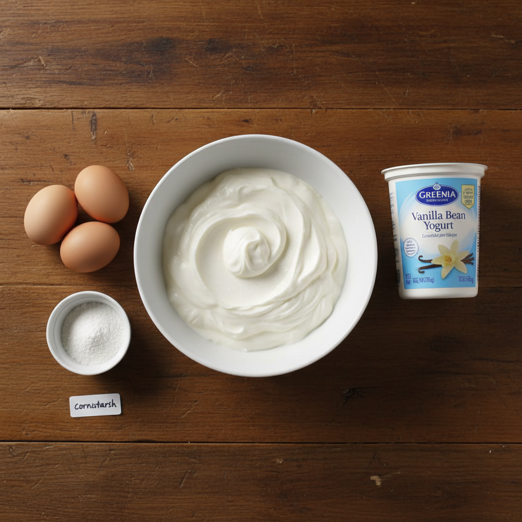 Ingredients for yogurt cake