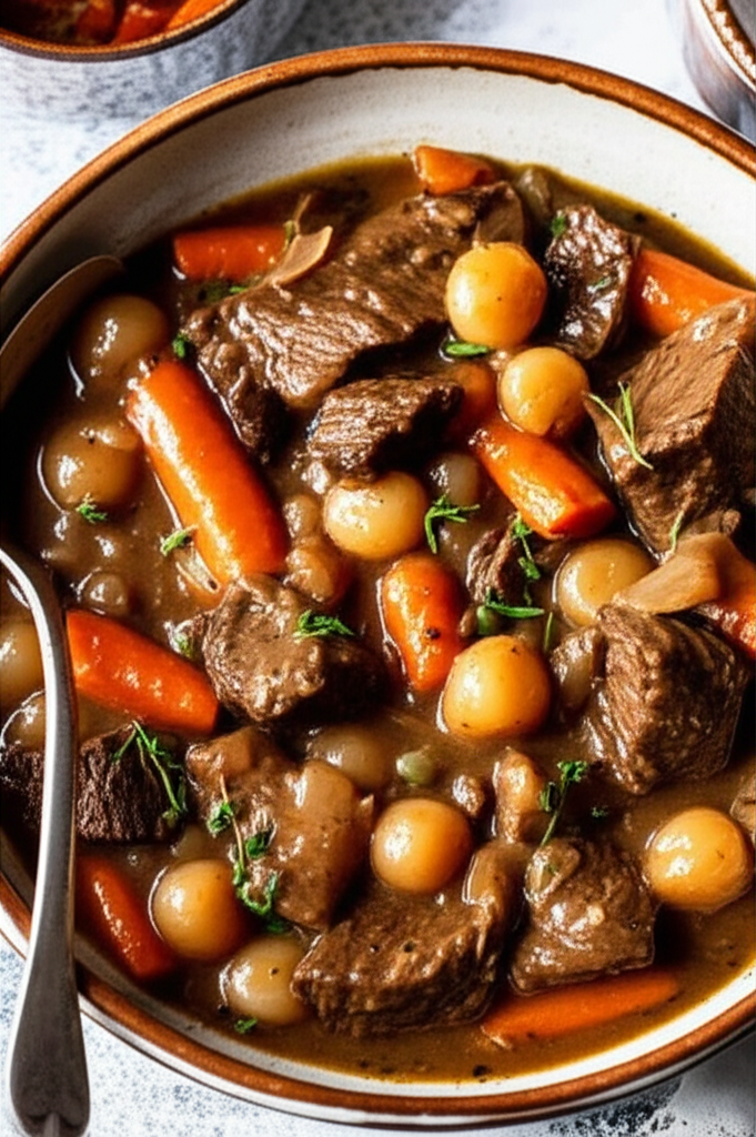 Cozy Valentine's Day slow cooker dinner setting