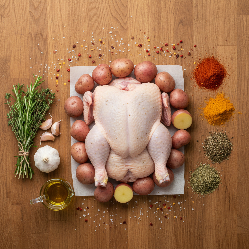 Healthy home-cooked meal with vegetables