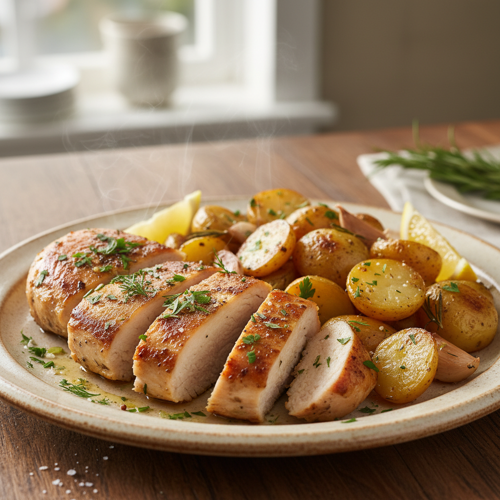 Prepared dishes of marinated chicken with cooking tips and FAQs