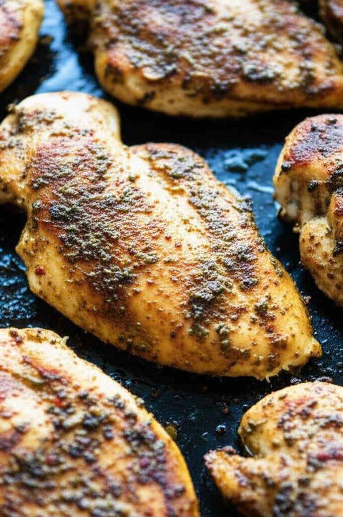 Marinated chicken in freezer bags