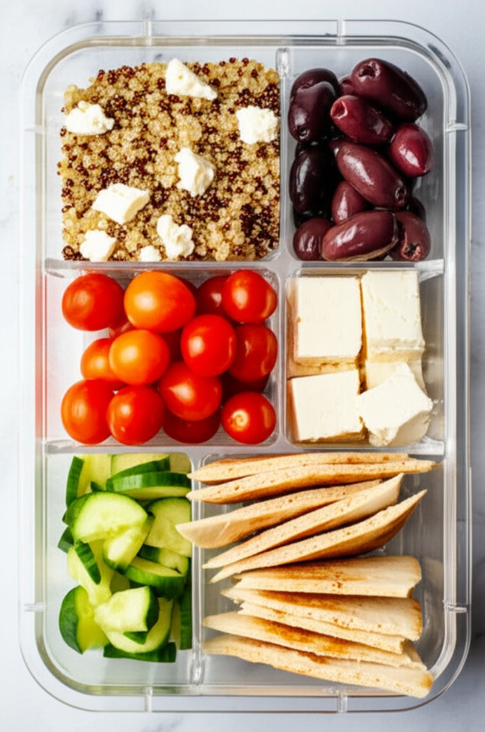 Adult lunchables ingredients and containers