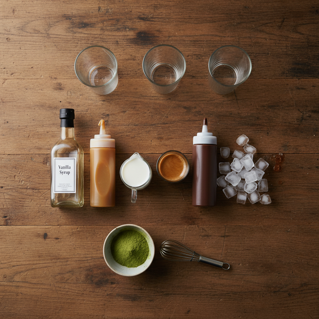 Ingredients for Caffe Latte