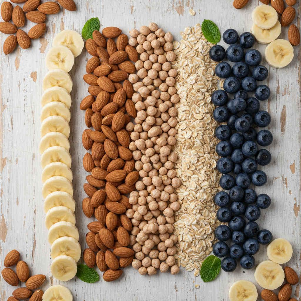 Healthy bedtime snacks ingredients overview