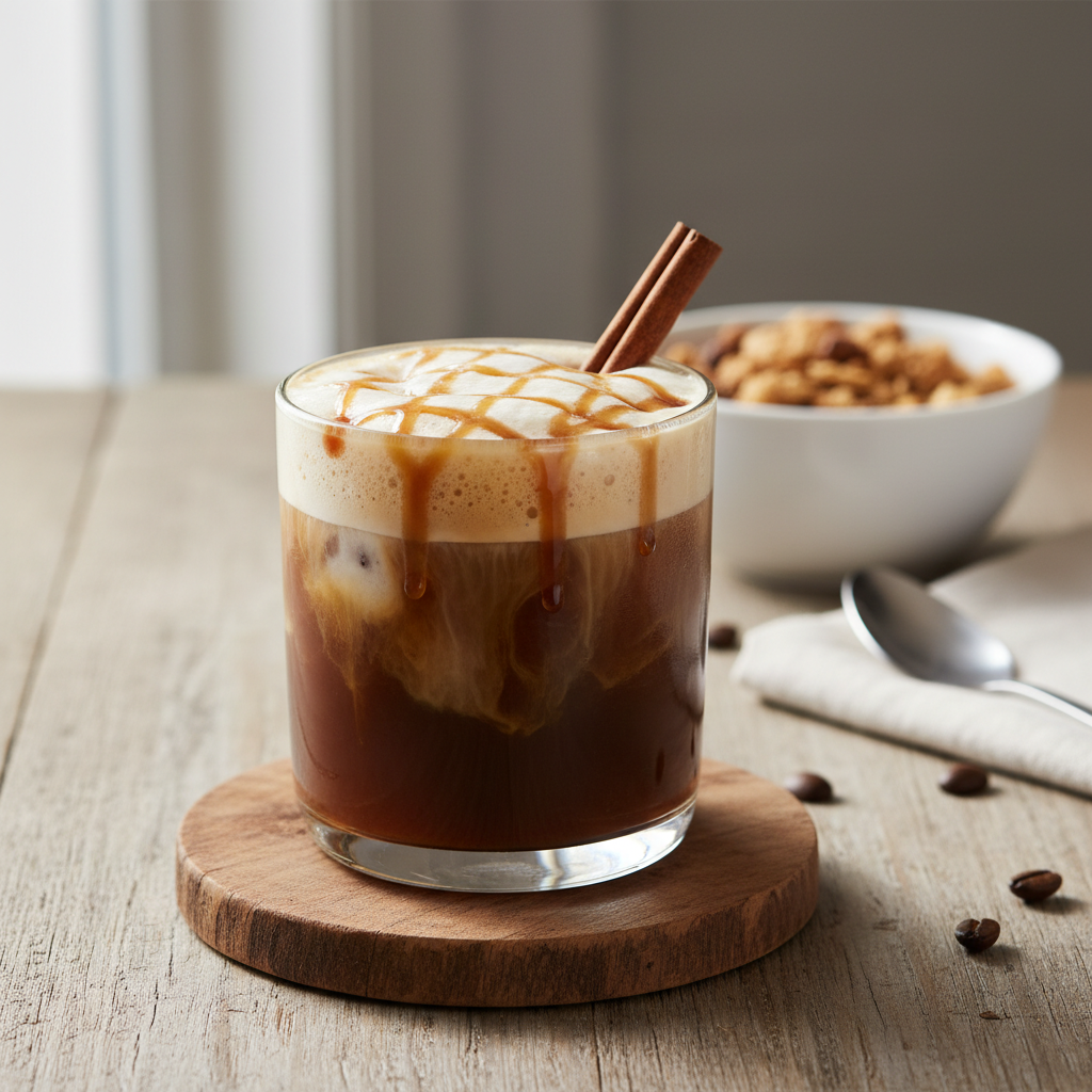 Various 7 Brew cold brew drinks including dessert and seasonal flavors