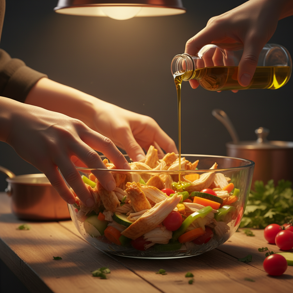 Ingredients for chicken noodle soup