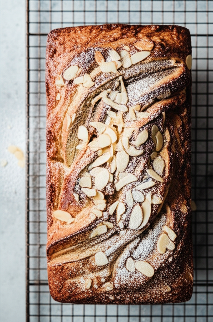 Banana Bread with Almond Croissant
