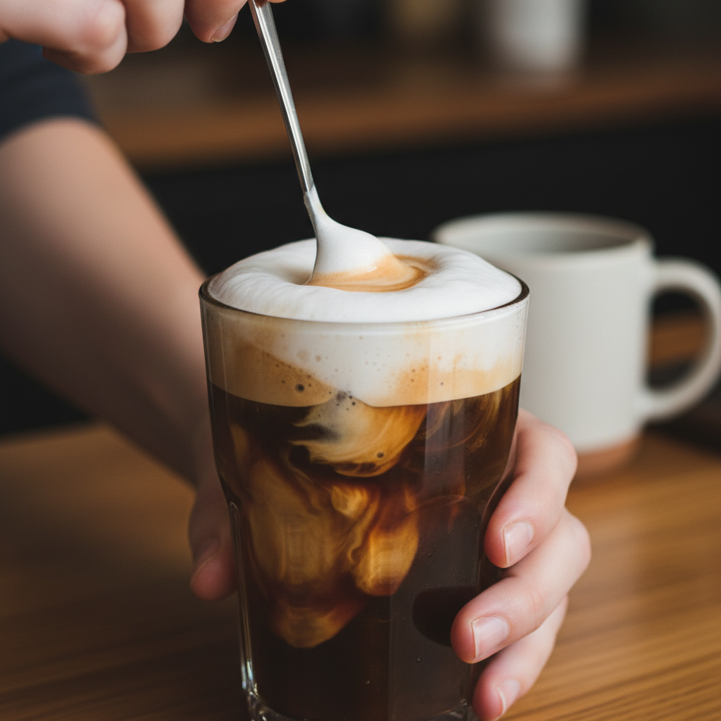 Additional iced brunette drinks