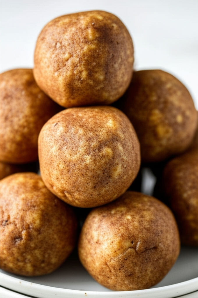 Apple Pie Protein Balls snack