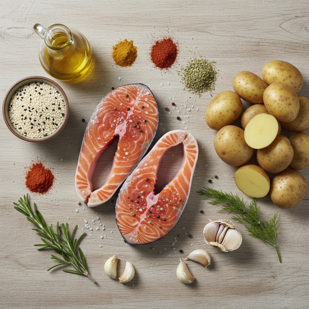 Key Ingredients for Baked Teriyaki Salmon