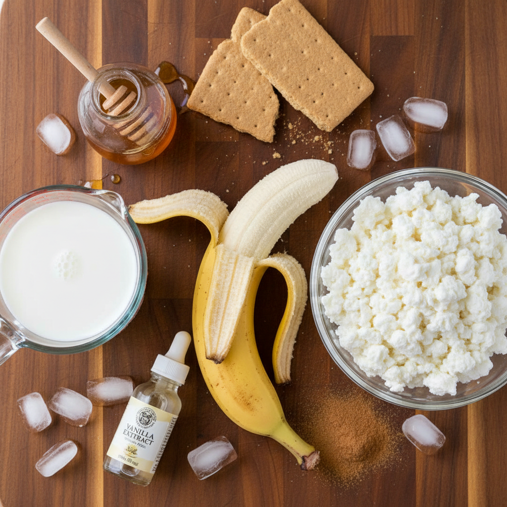 Smoothie ingredients preparation