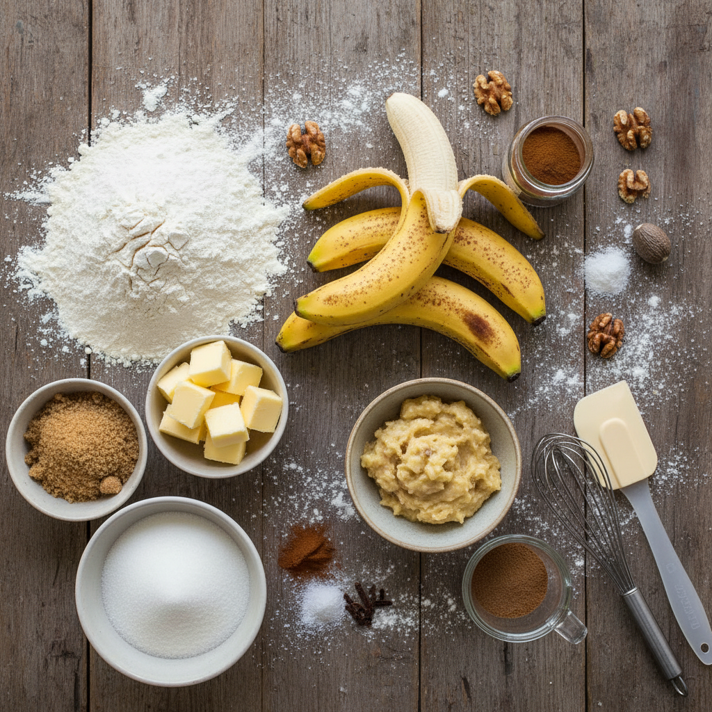 Banana Crumb Coffee Cake Ingredients