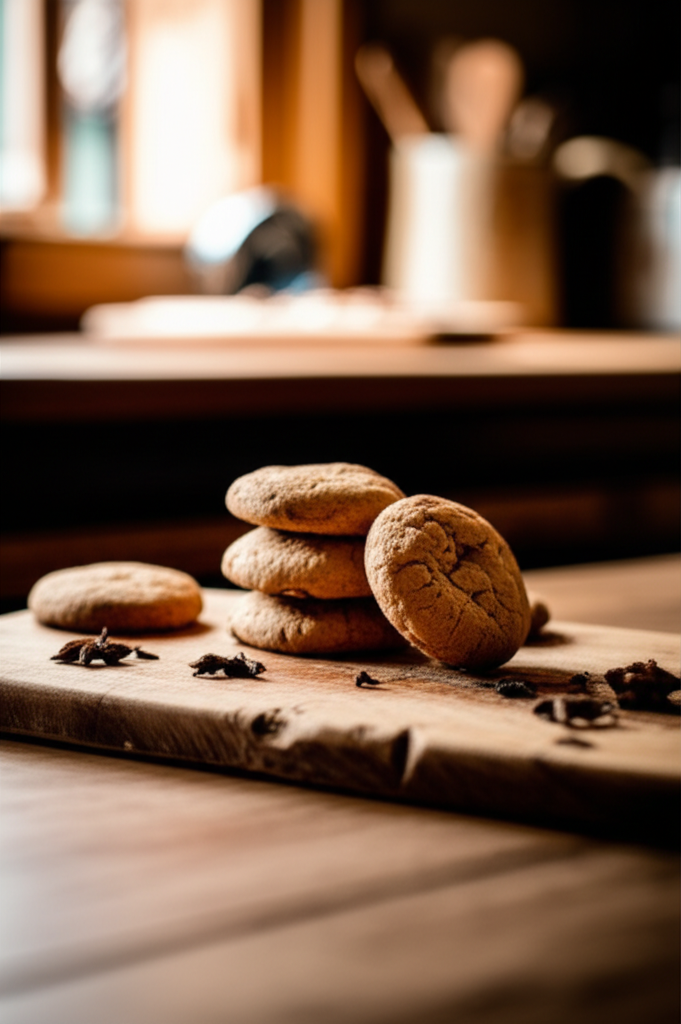 Dirty Vanilla Chai Latte Cookies on a plate