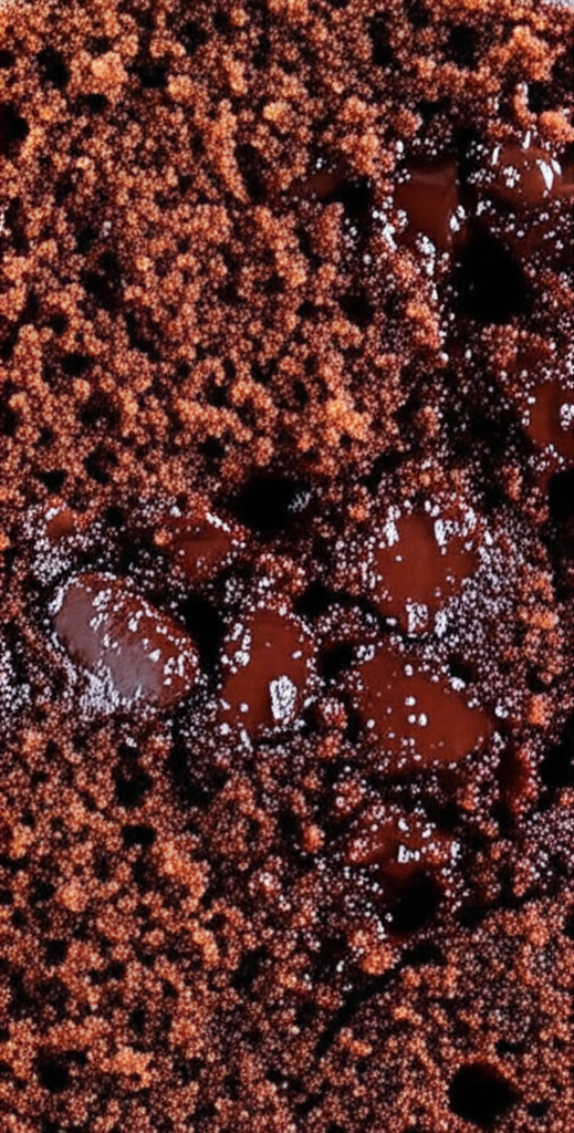 Freshly cooked double chocolate banana bread with ganache top and slices cut